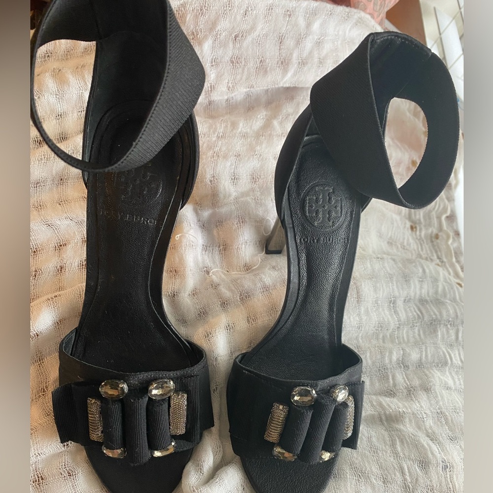 Tory Burch black heels